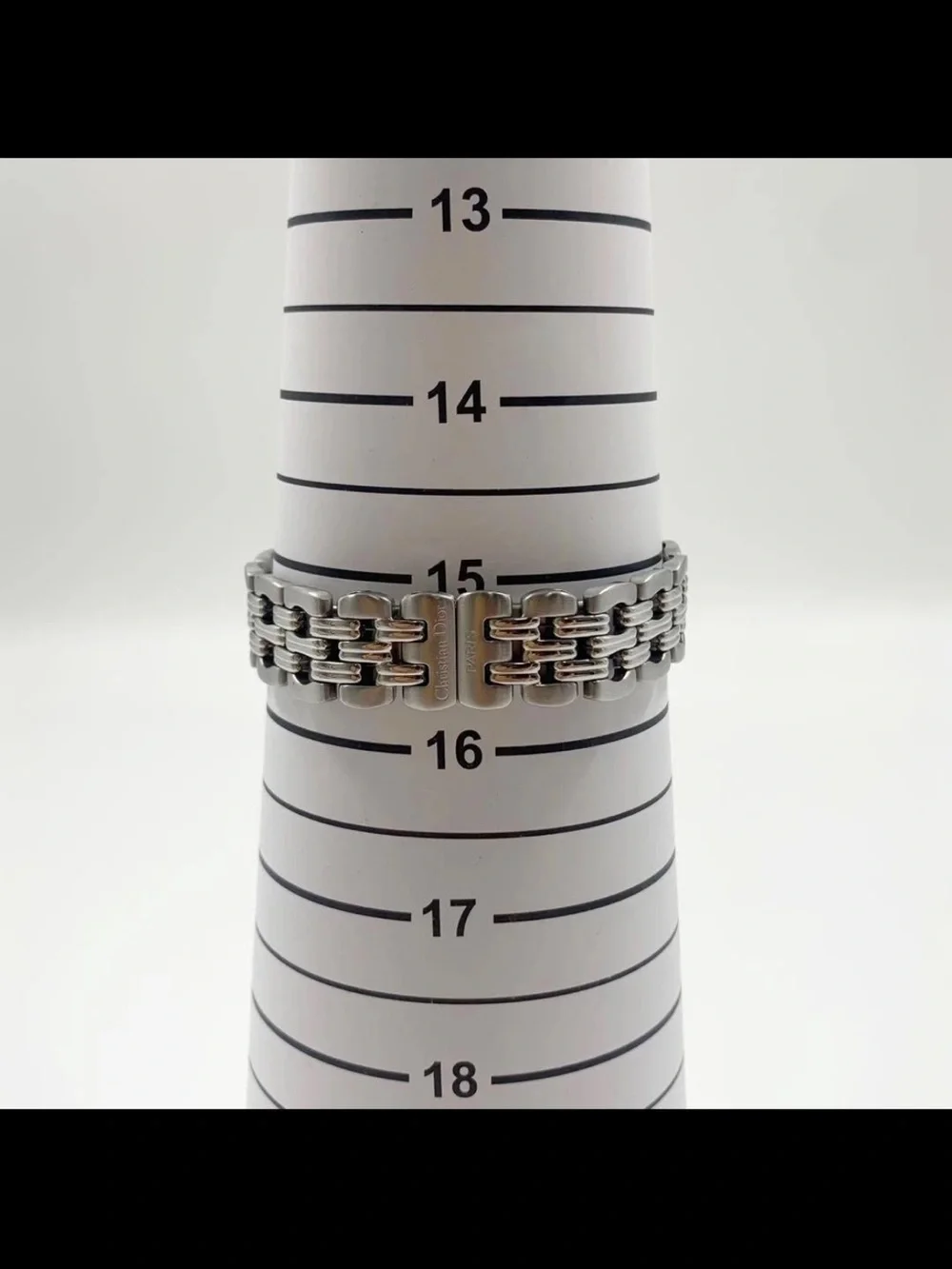 Dior Stainless Steel Women's Watch with Black Dial